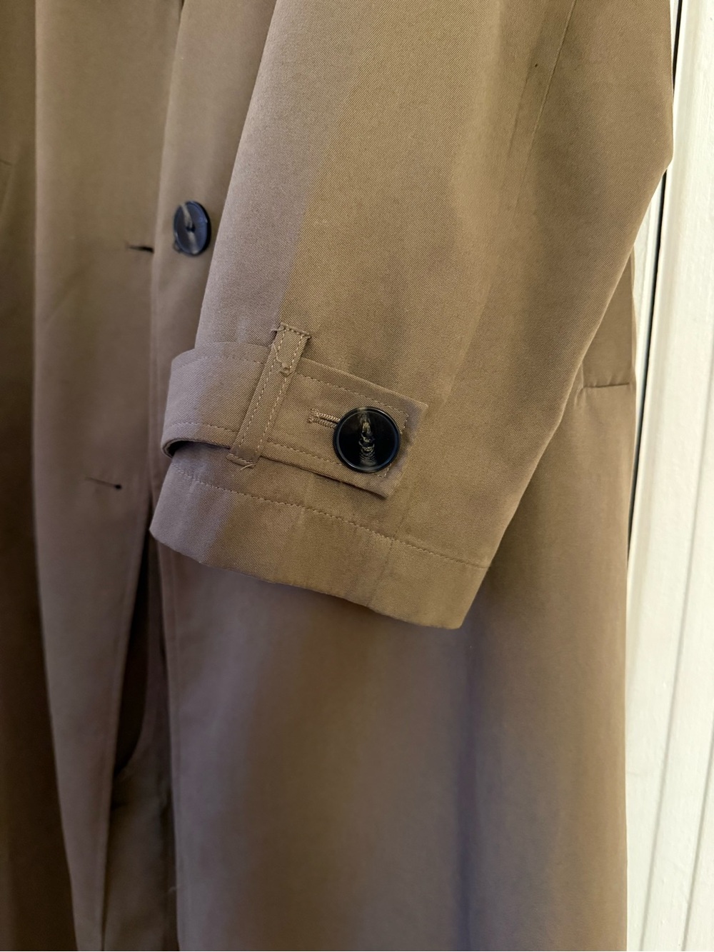 ONLY Olive Brown Trench Coat - Picture 4 of 6